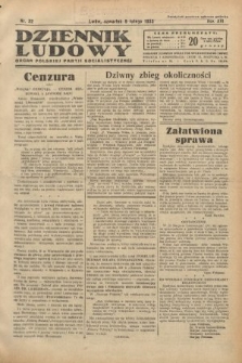 Dziennik Ludowy : organ Polskiej Partji Socjalistycznej. 1933, nr 32