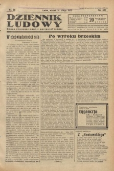 Dziennik Ludowy : organ Polskiej Partji Socjalistycznej. 1933, nr 36