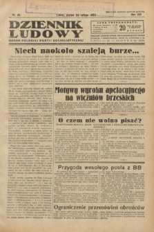 Dziennik Ludowy : organ Polskiej Partji Socjalistycznej. 1933, nr 45
