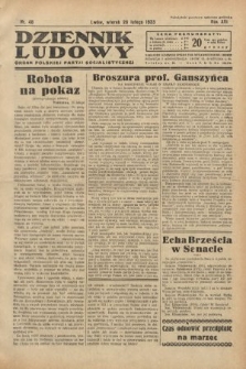 Dziennik Ludowy : organ Polskiej Partji Socjalistycznej. 1933, nr 48