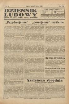 Dziennik Ludowy : organ Polskiej Partji Socjalistycznej. 1933, nr 49