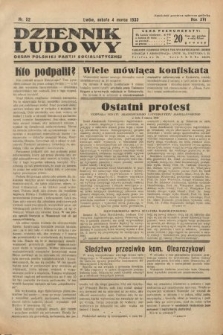 Dziennik Ludowy : organ Polskiej Partji Socjalistycznej. 1933, nr 52