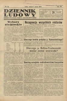 Dziennik Ludowy : organ Polskiej Partji Socjalistycznej. 1933, nr 54