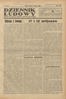 Dziennik Ludowy : organ Polskiej Partji Socjalistycznej. 1933, nr 55