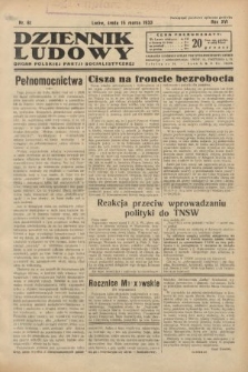 Dziennik Ludowy : organ Polskiej Partji Socjalistycznej. 1933, nr 61