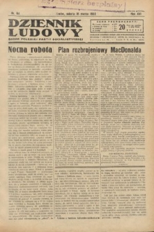 Dziennik Ludowy : organ Polskiej Partji Socjalistycznej. 1933, nr 64