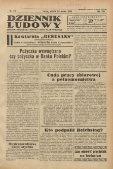 Dziennik Ludowy : organ Polskiej Partji Socjalistycznej. 1933, nr 70