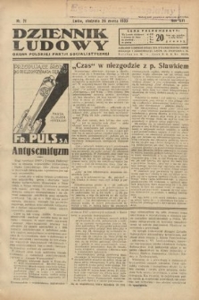 Dziennik Ludowy : organ Polskiej Partji Socjalistycznej. 1933, nr 71