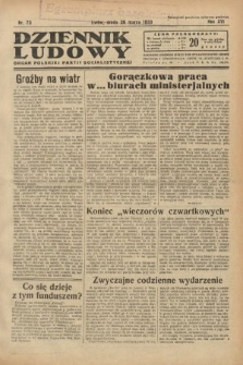 Dziennik Ludowy : organ Polskiej Partji Socjalistycznej. 1933, nr 73