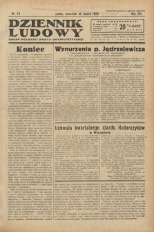 Dziennik Ludowy : organ Polskiej Partji Socjalistycznej. 1933, nr 74
