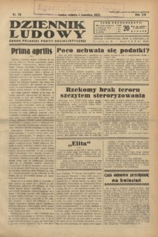 Dziennik Ludowy : organ Polskiej Partji Socjalistycznej. 1933, nr 76