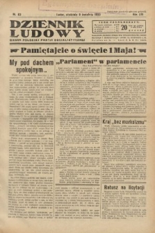 Dziennik Ludowy : organ Polskiej Partji Socjalistycznej. 1933, nr 83