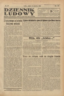 Dziennik Ludowy : organ Polskiej Partji Socjalistycznej. 1933, nr 87