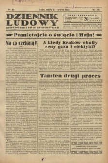 Dziennik Ludowy : organ Polskiej Partji Socjalistycznej. 1933, nr 92