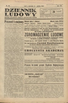 Dziennik Ludowy : organ Polskiej Partji Socjalistycznej. 1933, nr 93