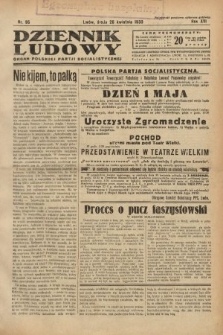 Dziennik Ludowy : organ Polskiej Partji Socjalistycznej. 1933, nr 95