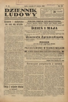 Dziennik Ludowy : organ Polskiej Partji Socjalistycznej. 1933, nr 96