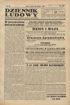 Dziennik Ludowy : organ Polskiej Partji Socjalistycznej. 1933, nr 98