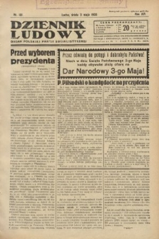 Dziennik Ludowy : organ Polskiej Partji Socjalistycznej. 1933, nr 101