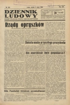 Dziennik Ludowy : organ Polskiej Partji Socjalistycznej. 1933, nr 102