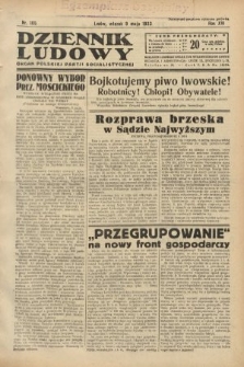 Dziennik Ludowy : organ Polskiej Partji Socjalistycznej. 1933, nr 105