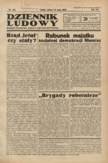 Dziennik Ludowy : organ Polskiej Partji Socjalistycznej. 1933, nr 109