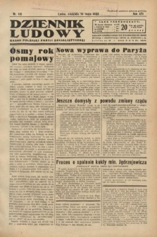 Dziennik Ludowy : organ Polskiej Partji Socjalistycznej. 1933, nr 110