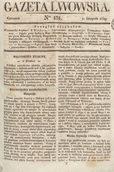 Gazeta Lwowska. 1839, nr 131