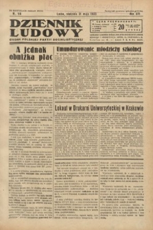 Dziennik Ludowy : organ Polskiej Partji Socjalistycznej. 1933, nr 116