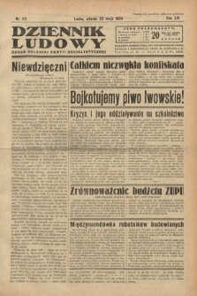 Dziennik Ludowy : organ Polskiej Partji Socjalistycznej. 1933, nr 117