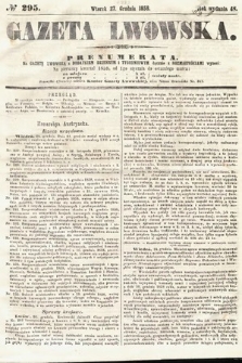 Gazeta Lwowska. 1858, nr 295