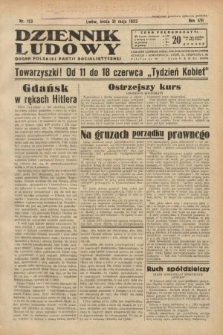 Dziennik Ludowy : organ Polskiej Partji Socjalistycznej. 1933, nr 123