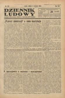 Dziennik Ludowy : organ Polskiej Partji Socjalistycznej. 1933, nr 126