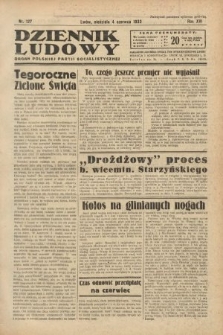 Dziennik Ludowy : organ Polskiej Partji Socjalistycznej. 1933, nr 127