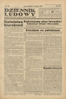 Dziennik Ludowy : organ Polskiej Partji Socjalistycznej. 1933, nr 137