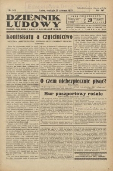 Dziennik Ludowy : organ Polskiej Partji Socjalistycznej. 1933, nr 143