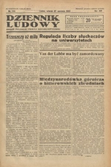 Dziennik Ludowy : organ Polskiej Partji Socjalistycznej. 1933, nr 144