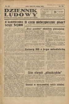 Dziennik Ludowy : organ Polskiej Partji Socjalistycznej. 1933, nr 145