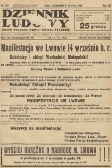 Dziennik Ludowy : organ Polskiej Partji Socjalistycznej. 1930, nr 205