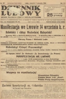 Dziennik Ludowy : organ Polskiej Partji Socjalistycznej. 1930, nr 207