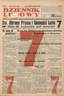Dziennik Ludowy : organ Polskiej Partji Socjalistycznej. 1930, nr 243