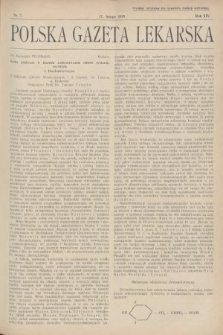 Polska Gazeta Lekarska. 1935, nr 7