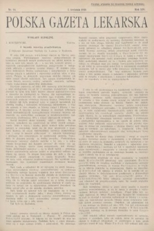 Polska Gazeta Lekarska. 1935, nr 14