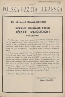 Polska Gazeta Lekarska. 1935, nr 21