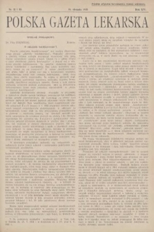 Polska Gazeta Lekarska. 1935, nr 32 i 33