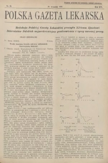 Polska Gazeta Lekarska. 1935, nr 39