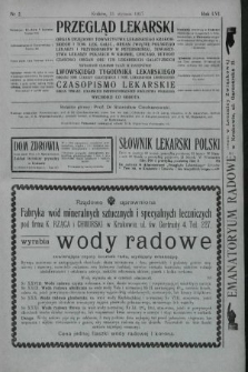 Przegląd Lekarski oraz Czasopismo Lekarskie. 1917, nr 2