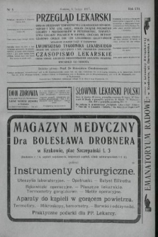 Przegląd Lekarski oraz Czasopismo Lekarskie. 1917, nr 5