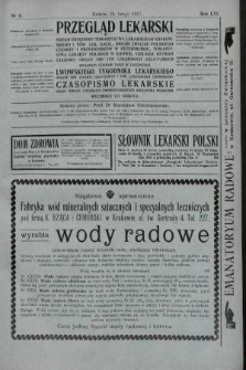 Przegląd Lekarski oraz Czasopismo Lekarskie. 1917, nr 8