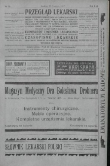 Przegląd Lekarski oraz Czasopismo Lekarskie. 1917, nr 16